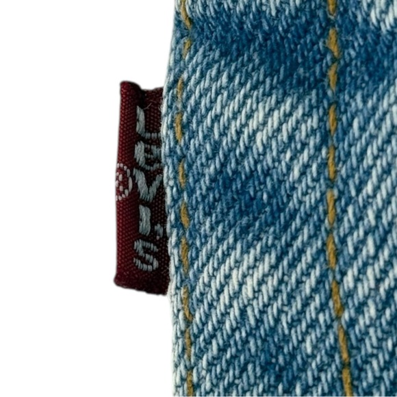 Vintage 550 Levis Men 38 X 29 (actual) Tapered Denim Jeans Made In USA 90s 1995 - Picture 9 of 12